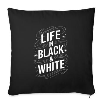 Emo Vibes and Emotional Punk Aesthetic for the - Sofa pillowcase 17,3'' x 17,3'' (45 x 45 cm) - black - Front
