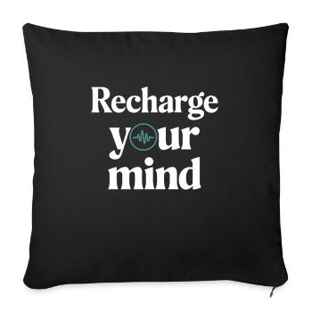 Emotional Healing Journey Towards Mindfulness and - Sofa pillowcase 17,3'' x 17,3'' (45 x 45 cm) - black - Front