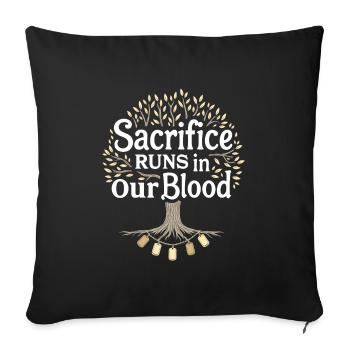 Honor Veterans Day with Patriotism and Military - Sofakissenbezug 45 x 45 cm - Schwarz - Vorne