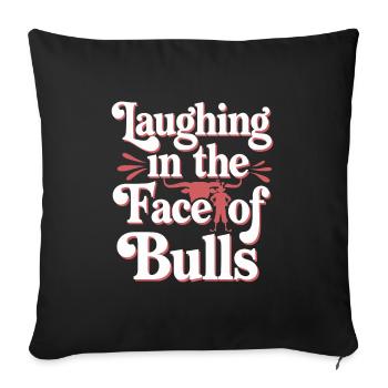 Rodeo Clown Entertainer Bull Riding And Rodeo - Sofa pillowcase 17,3'' x 17,3'' (45 x 45 cm) - black - Front