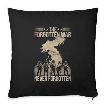 Korean War Veteran Honor and Recognition - Sofa pillowcase 17,3'' x 17,3'' (45 x 45 cm) - black - Front