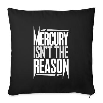 Astrology Skeptic: Critical Thinking - Sofa pillowcase 17,3'' x 17,3'' (45 x 45 cm) - black - Front