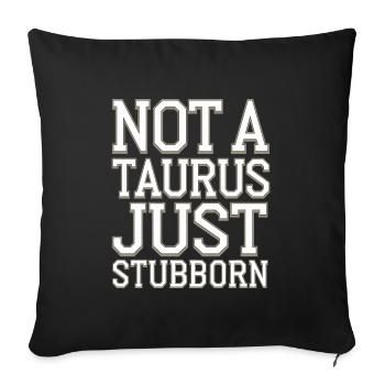 Astrology Skeptic: Critical Thinking - Sofa pillowcase 17,3'' x 17,3'' (45 x 45 cm) - black - Front