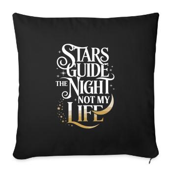 Astrology Skeptic: Critical Thinking - Sofa pillowcase 17,3'' x 17,3'' (45 x 45 cm) - black - Front