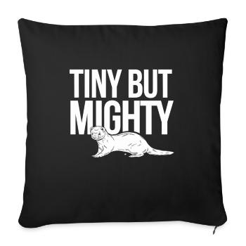 Ferret Owner, Ferret Lover, Sweets - Sofa pillowcase 17,3'' x 17,3'' (45 x 45 cm) - black - Front