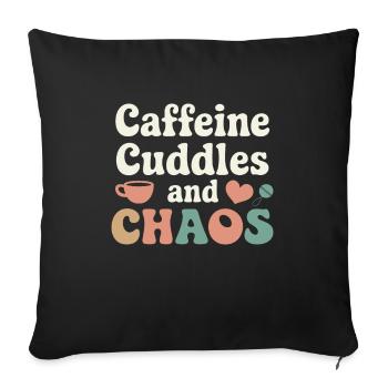 Parenthood humor New fathers have for the first time - Sofa pillowcase 17,3'' x 17,3'' (45 x 45 cm) - black - Front