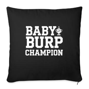 Parenthood humor New fathers have for the first time - Sofa pillowcase 17,3'' x 17,3'' (45 x 45 cm) - black - Front