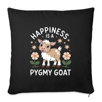 DIY mushroom enthusiasts Home mushroom cultivation - Sofa pillowcase 17,3'' x 17,3'' (45 x 45 cm) - black - Front
