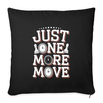 Chess Revival Movement Chess Lover Strategic - Sofa pillowcase 17,3'' x 17,3'' (45 x 45 cm) - black - Front