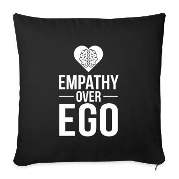 Intelligence émotionnelle Empathie Défenseur de la pleine conscience - Housse de coussin décorative 45 x 45 cm - noir - Devant