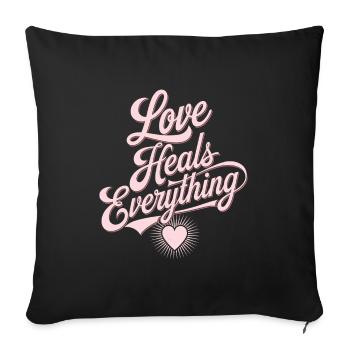 Intelligence émotionnelle Empathie Défenseur de la pleine conscience - Housse de coussin décorative 45 x 45 cm - noir - Devant