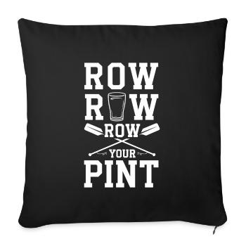 Marins Chant Chantant Aventures sur le navire - Housse de coussin décorative 45 x 45 cm - noir - Devant
