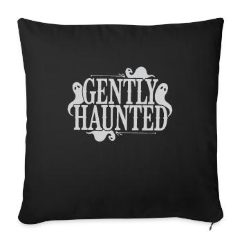 Confortable, Horreur, Esthétique, Effrayant, Confortable - Housse de coussin décorative 45 x 45 cm - noir - Devant