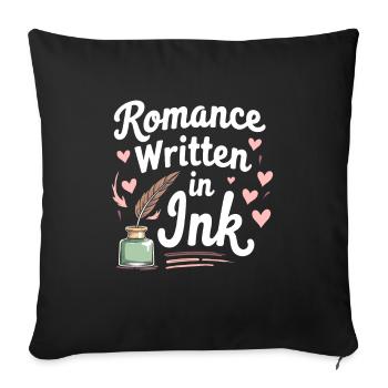 Romantic Nostalgia Vintage Romance Classic Love - Sofa pillowcase 17,3'' x 17,3'' (45 x 45 cm) - black - Front