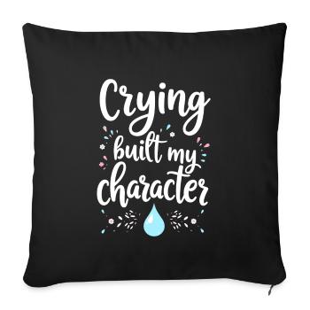 separation empowerment, self-love, new beginnings - Sofa pillowcase 17,3'' x 17,3'' (45 x 45 cm) - black - Front