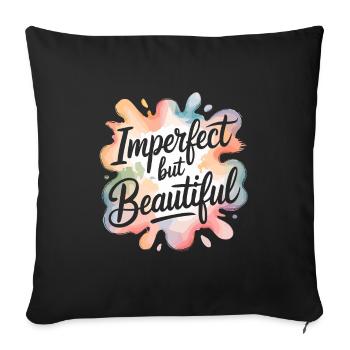 Creative Hobby For Beginners In The - Sofa pillowcase 17,3'' x 17,3'' (45 x 45 cm) - black - Front