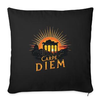 History buffs Ancient Rome enthusiasts - Sofa pillowcase 17,3'' x 17,3'' (45 x 45 cm) - black - Front