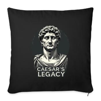 History buffs Ancient Rome enthusiasts - Sofa pillowcase 17,3'' x 17,3'' (45 x 45 cm) - black - Front