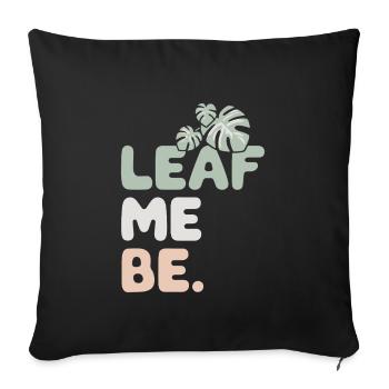Plant Collector for Houseplant Collectors in the - Sofa pillowcase 17,3'' x 17,3'' (45 x 45 cm) - black - Front