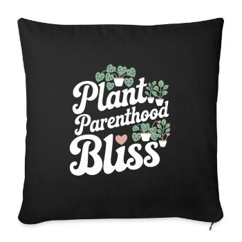 Collecteur de plantes pour les collectionneurs de plantes d’intérieur dans le - Housse de coussin décorative 45 x 45 cm - noir - Devant
