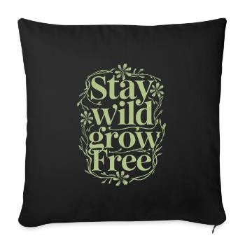 Plant Collector for Houseplant Collectors in the - Sofa pillowcase 17,3'' x 17,3'' (45 x 45 cm) - black - Front