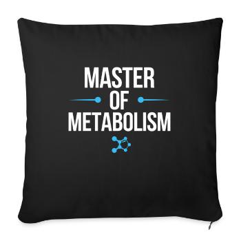Science médicale pour l’endocrinologie - Housse de coussin décorative 45 x 45 cm - noir - Devant