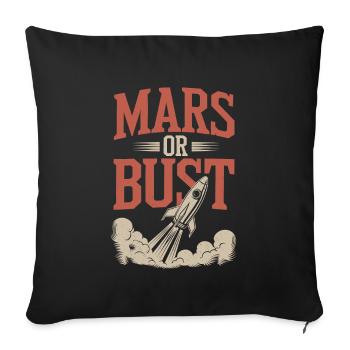 Astrobiologie Exploration spatiale Extraterrestre - Housse de coussin décorative 45 x 45 cm - noir - Devant