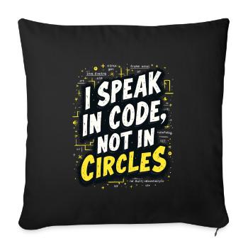 Analyste de données Spécialiste Big Data Business - Housse de coussin décorative 45 x 45 cm - noir - Devant