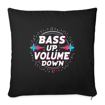 Music Produzent 808 Bass Hip-hop Beatmaker - Sofakissenbezug 45 x 45 cm - Schwarz - Vorne