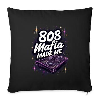 Music Produzent 808 Bass Hip-hop Beatmaker - Sofakissenbezug 45 x 45 cm - Schwarz - Vorne