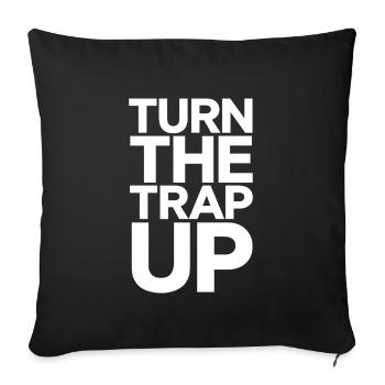Music Produzent 808 Bass Hip-hop Beatmaker - Sofakissenbezug 45 x 45 cm - Schwarz - Vorne