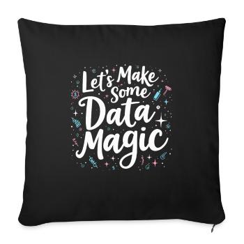 Data Analyst Big Data Specialist Business - Sofa pillowcase 17,3'' x 17,3'' (45 x 45 cm) - black - Front