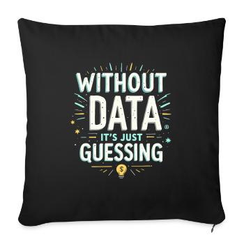 Data Analyst Big Data Specialist Business - Sofa pillowcase 17,3'' x 17,3'' (45 x 45 cm) - black - Front