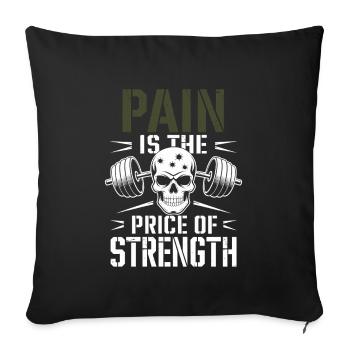 Forme physique fonctionnelle Force tactique Militaire - Housse de coussin décorative 45 x 45 cm - noir - Devant