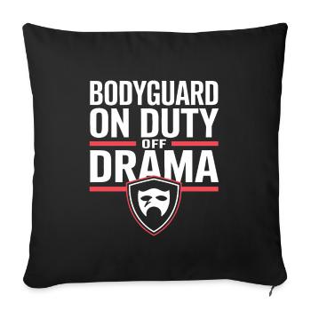 Private Security Professional Bodyguard Vip - Sofa pillowcase 17,3'' x 17,3'' (45 x 45 cm) - black - Front