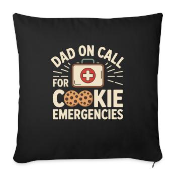 Dad Girl Scout Leader Proud Troop Support Scout - Sofakissenbezug 45 x 45 cm - Schwarz - Vorne