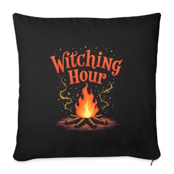 Été, Sorcières, Plage, Sorcière, Esthétique, Soleil, Magie - Housse de coussin décorative 45 x 45 cm - noir - Devant