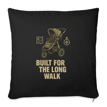 Nursery Dad Fatherhood Pride - Sofa pillowcase 17,3'' x 17,3'' (45 x 45 cm) - black - Front