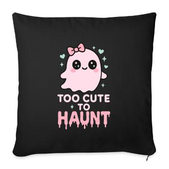 Kawaii Horreur Effrayant Mignon Pastel Goth Doux Effrayant - Housse de coussin décorative 45 x 45 cm - noir - Devant