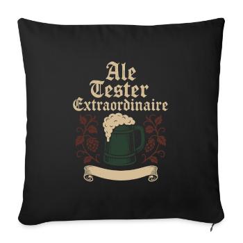 Medieval Tavern Renaissance Fair - Sofa pillowcase 17,3'' x 17,3'' (45 x 45 cm) - black - Front