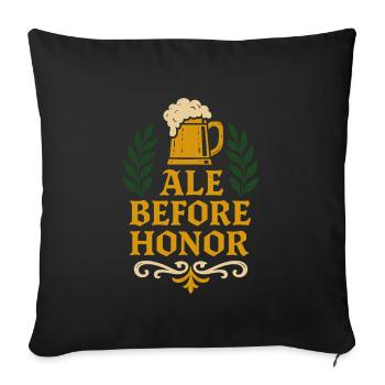 Medieval Tavern Renaissance Fair - Sofa pillowcase 17,3'' x 17,3'' (45 x 45 cm) - black - Front