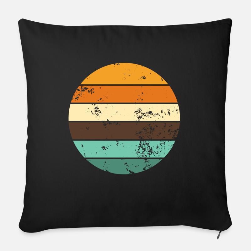 Summer Sunset - Sofakissenbezug 45 x 45 cm - Schwarz