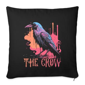 The Crow - Sofa pillowcase 17,3'' x 17,3'' (45 x 45 cm) - black - Front