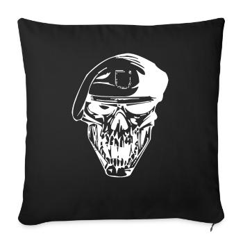 Skull Symbol Totenkopf Schädel Totenschädel - Sofa pillowcase 17,3'' x 17,3'' (45 x 45 cm) - black - Front