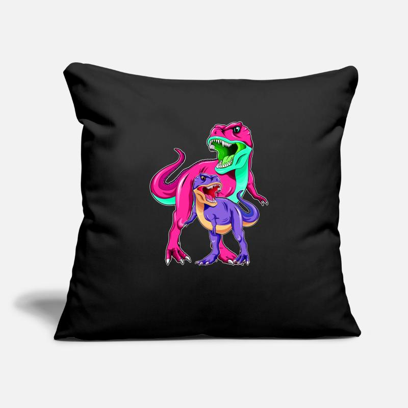 Mutter und Sohn Dino - Muttertag Sofakissenbezug 45 x 45 cm