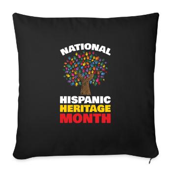 National Hispanic Heritage Month Tree Für Alle - Sofakissenbezug 45 x 45 cm - Schwarz - Vorne