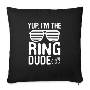 Ja, Ich Bin Der Ring-typ - Sofakissenbezug 45 x 45 cm - Schwarz - Vorne