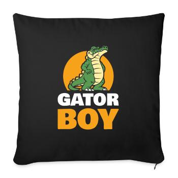 Gator Boy Für Alle Alligator-fans - Sofakissenbezug 45 x 45 cm - Schwarz - Vorne