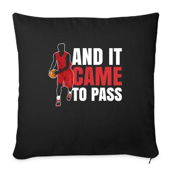 Et pour le fan de culte du sport, c’est devenu réalité - Housse de coussin décorative 45 x 45 cm - noir - Devant