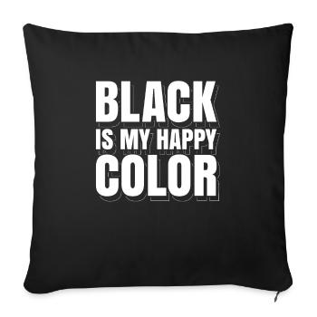 Schwarz Ist Meine Lieblingsfarbe Für Goth-fans - Sofakissenbezug 45 x 45 cm - Schwarz - Vorne